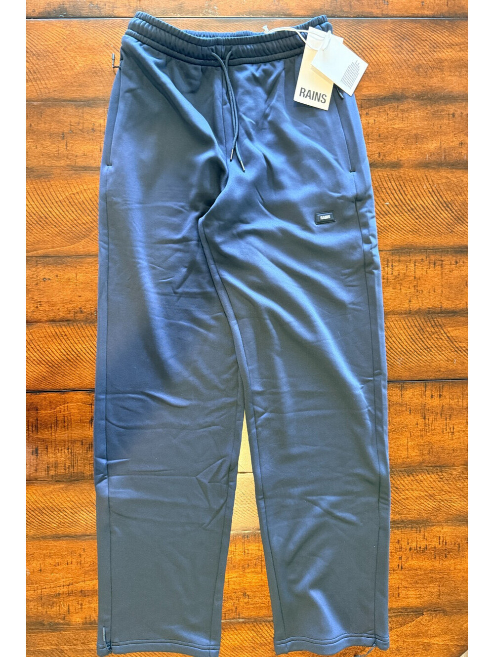 RAINS Unisex Sintra Fleece Pants Regular Navy - Size XS